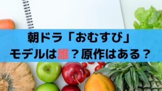 朝ドラ「おにぎり」モデルは誰？原作はある？脚本「根本ノンジ」オリジナル