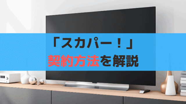 スカパー契約方法を解説、B-CASカード(ACAS番号)登録で10分後にテレビで見られる