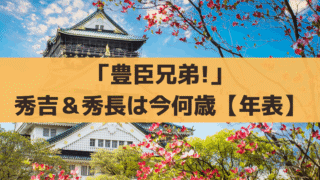 「豊臣兄弟!」年表・あらすじ｜秀吉・秀長は今何歳？話数別に出来事と史実を解説