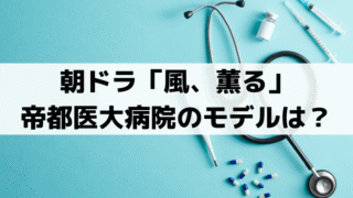 「風、薫る」帝都医大病院の実在モデルはどこ？東大病院の前身・帝国大学医科大学第一医院を解説