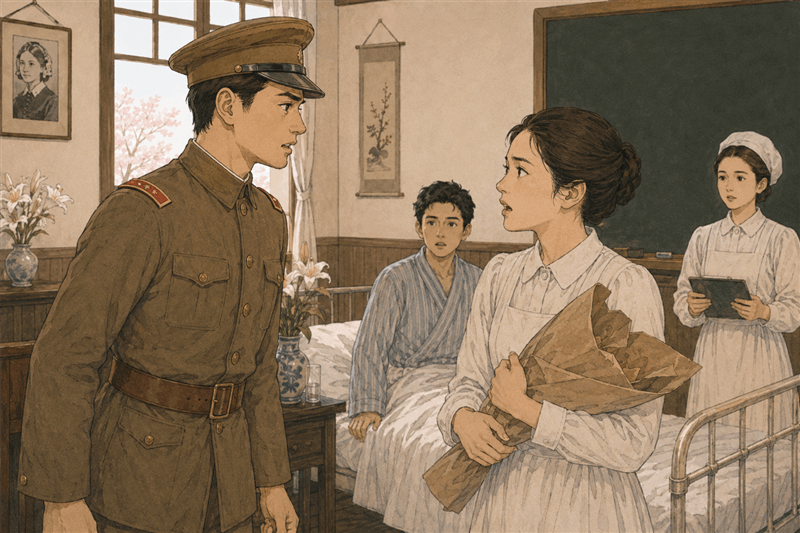 「風、薫る」小川吾郎とは？陸軍二等軍曹で直美と病院で出会う