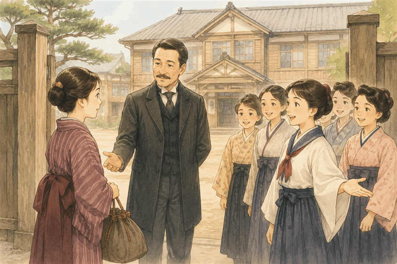 「風、薫る」第78話から登場｜りんが働く新潟の女学校の校長・望月